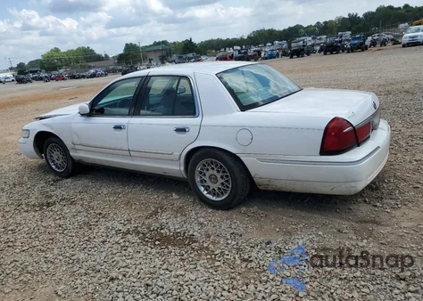 2000 Mercury Grand Marquis Gs z USA, uszkodzony, nr VIN 2MEFM74W5YX627472